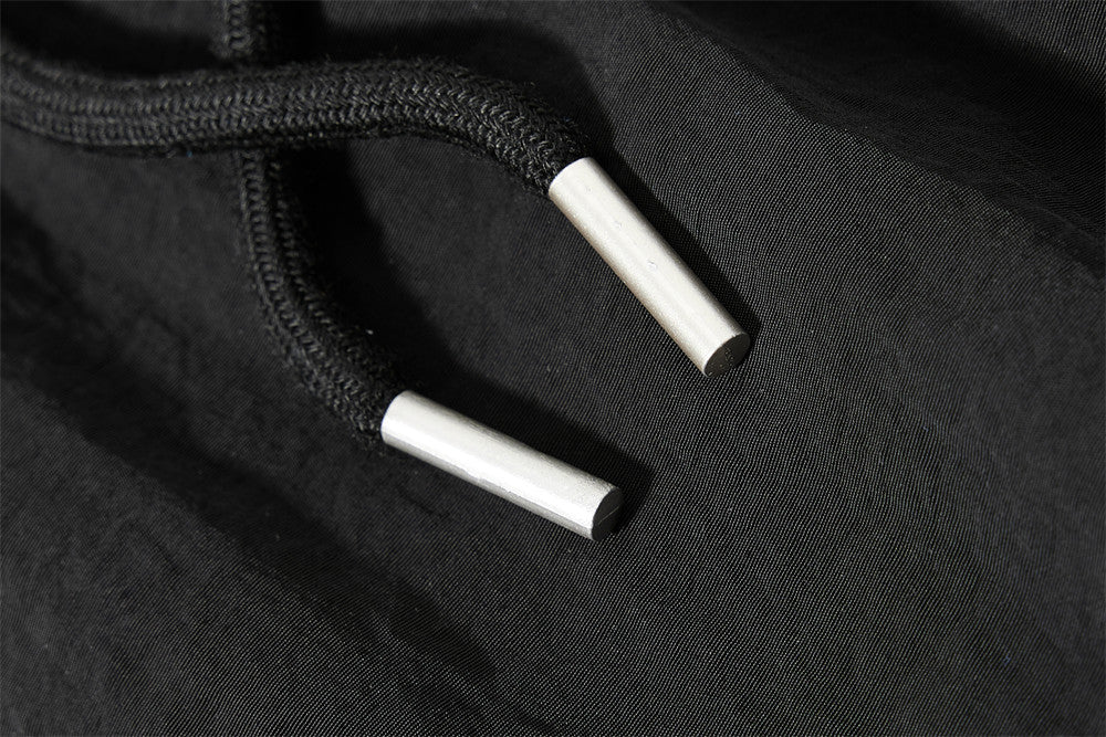 Wide-Leg Cargo Sweatpants with Star-Print Bandana Waistband