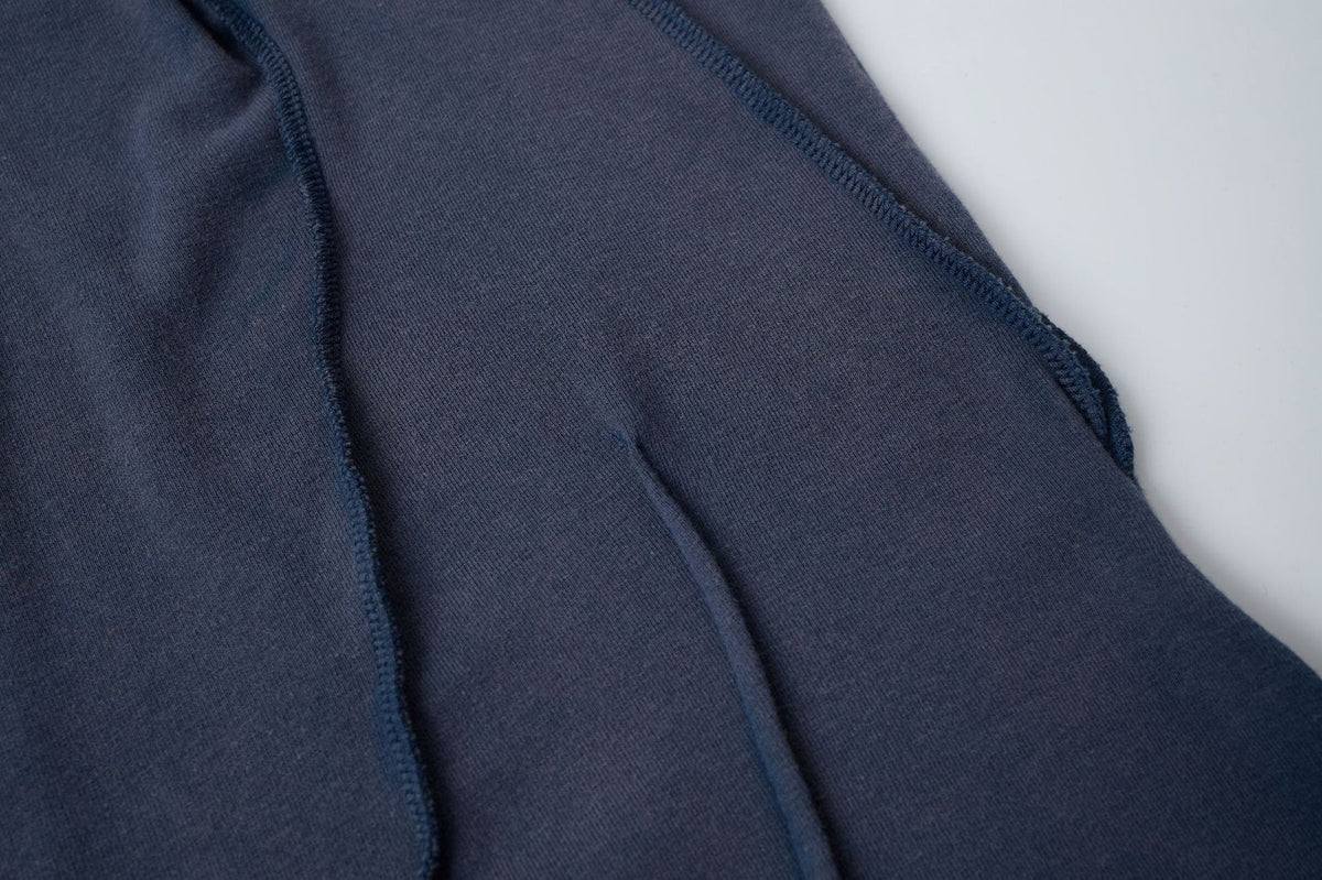 T-shirt manches courtes déconstruit à coutures 3D en relief – Streetwear délavé coupe ajustée