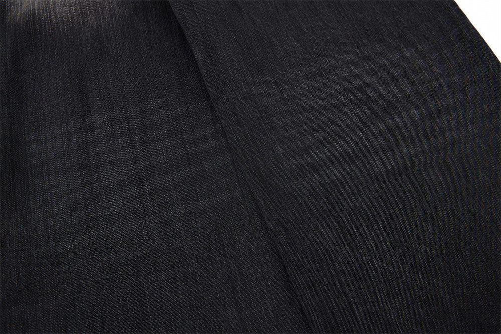 Wide-Leg Baggy Jeans – Vintage Washed Straight-Cut Denim