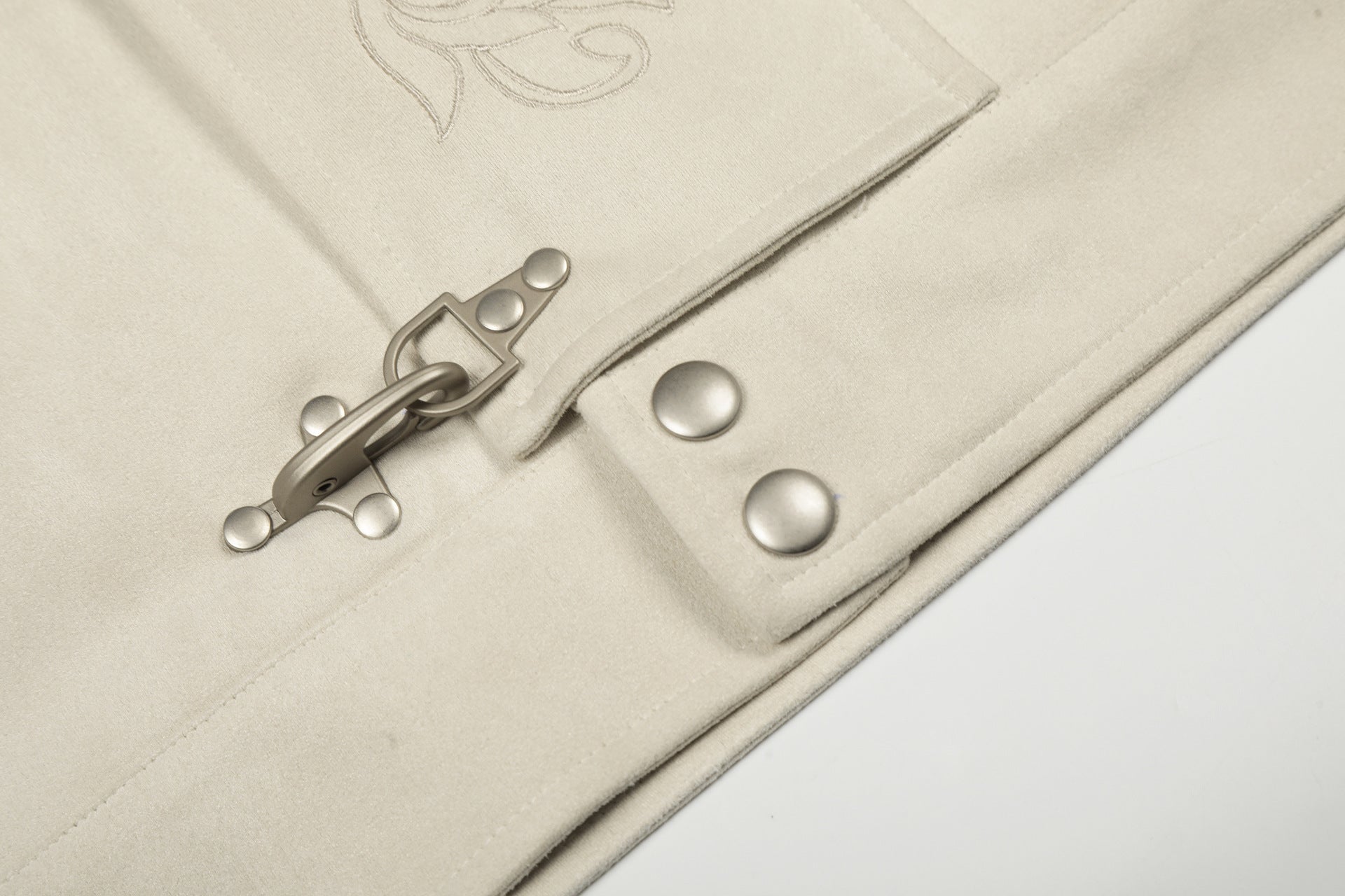 Veste en daim à fermoirs brodés – Style vintage américain Detroit pour homme