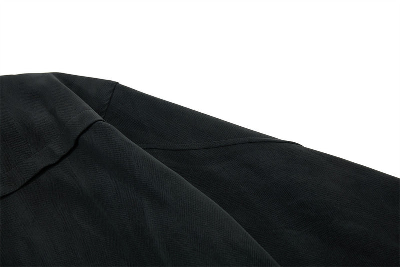 Jacke mit Stehkragen und Reißverschluss – Dekonstruierter Oversized-Schnitt