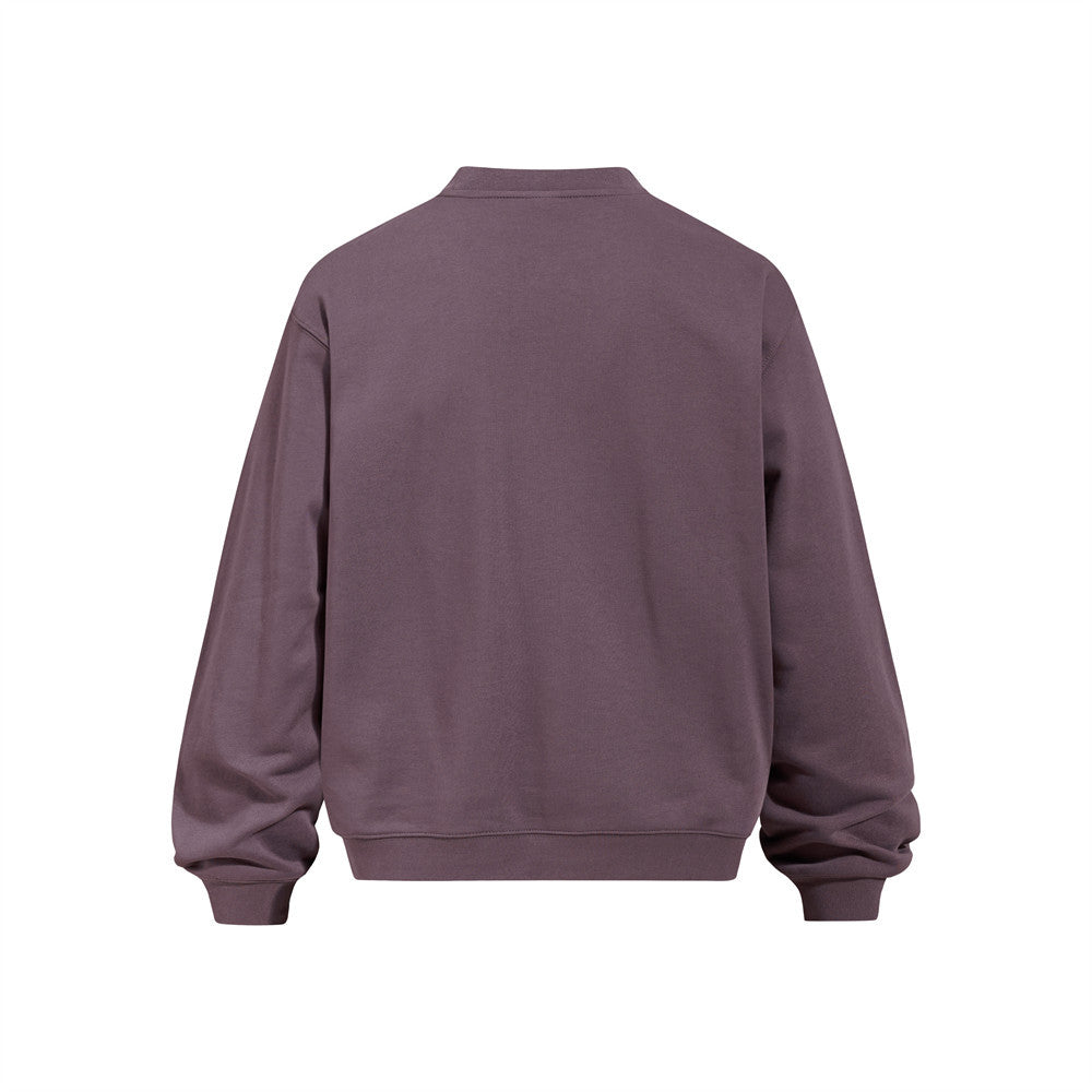 Oversized Graphic Crewneck Sweatshirt – Bold Letter Print