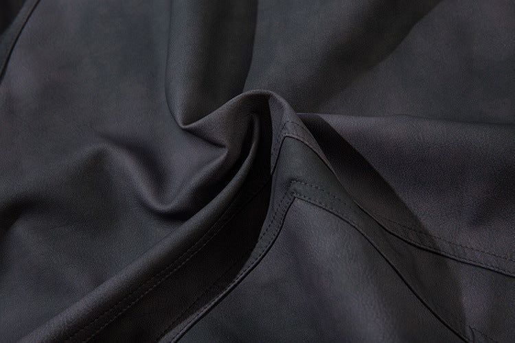 Sweat-shirt SMK à demi-zip – Col montant vintage effet délavé à l’acide