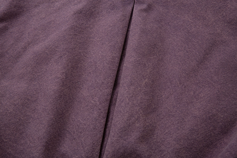 Washed Denim Bomber Jacket with Faux Fur Collar & Fleece Lining – Vintage