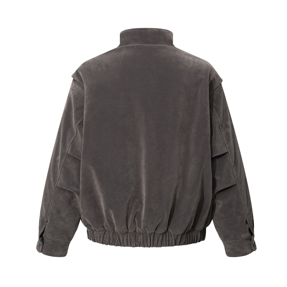 Herren-Doppelreiher – Vintage-Military-Bomberjacke mit Sherpa-Kragen