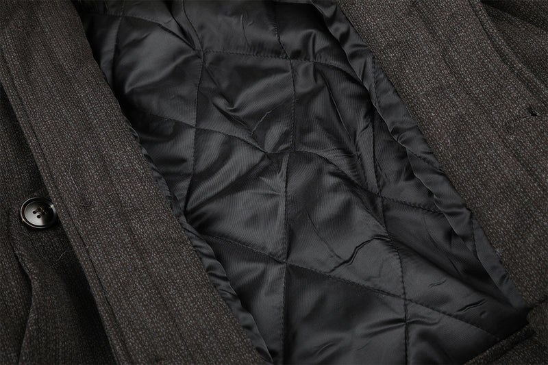 Fur Collar Padded Jacket – Retro American Lazy-Style Quilted Bomber