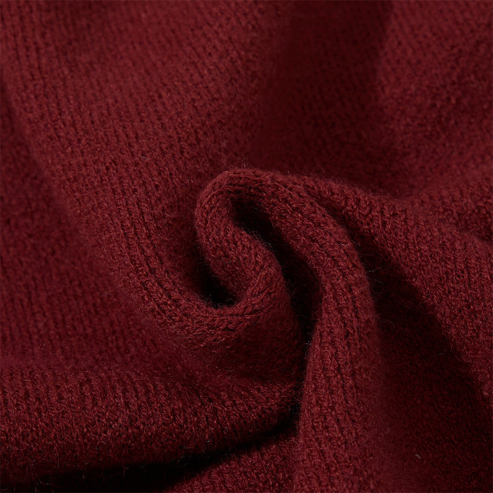 Chaleco de punto Fair Isle de hombre – Cárdigan sin mangas con cuello de pico y botones frontales