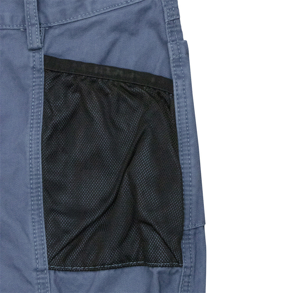 Men's Loose Fit Cargo Pants Wide Leg Bubble Pocket Deconstructed Trousers