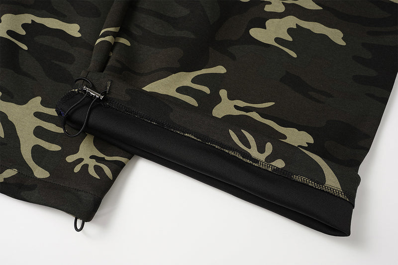 Wide-Leg Camo Sweatpants – Baggy Streetwear Joggers with Drawstring Waist