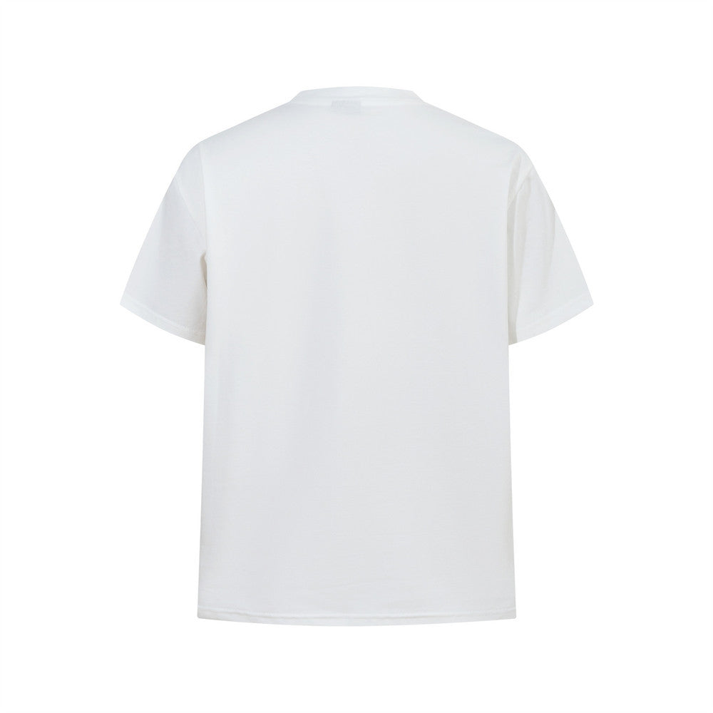 Men's Graphic Collage Print Short Sleeve T-Shirt – Crew Neck Casual Tee