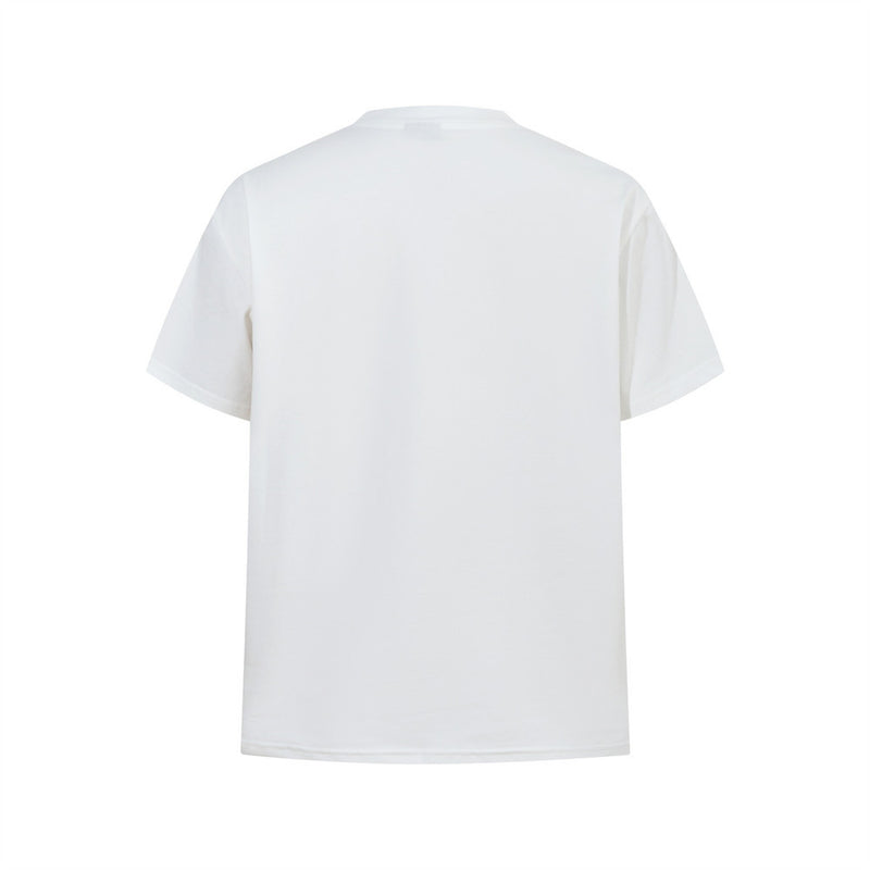 Men's Graphic Collage Print Short Sleeve T-Shirt – Crew Neck Casual Tee