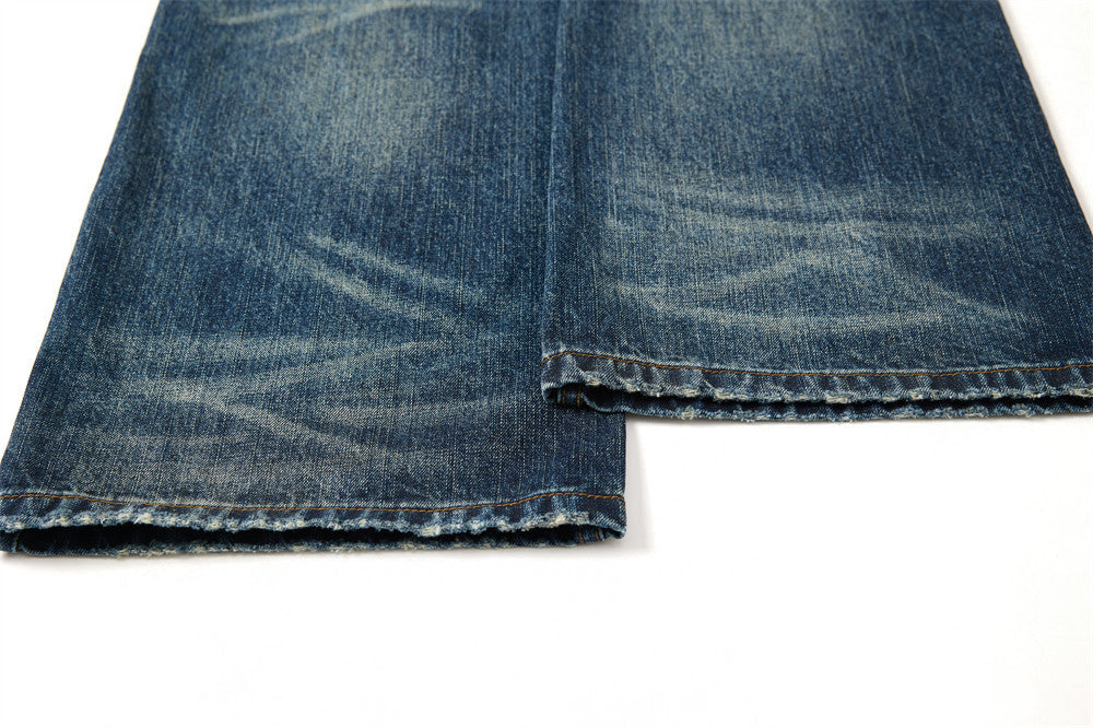 American Vintage Washed Wide-Leg Jeans – Men's Baggy Dad Pants