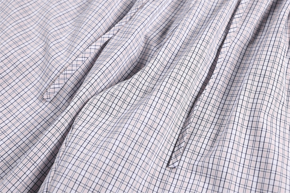 Plaid Wide-Leg Trousers – Men's Relaxed Fit Elastic Waist Pants