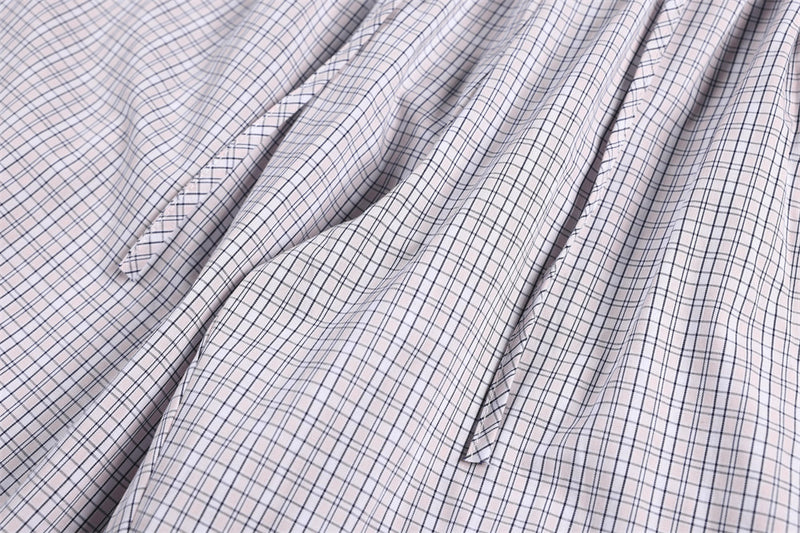 Plaid Wide-Leg Trousers – Men's Relaxed Fit Elastic Waist Pants