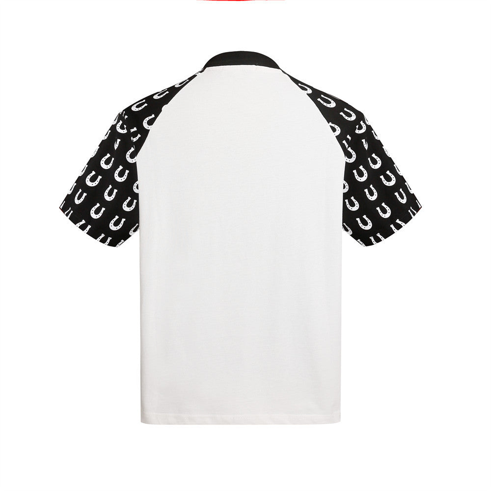 Wild Horse Graphic Colorblock Raglan T-Shirt