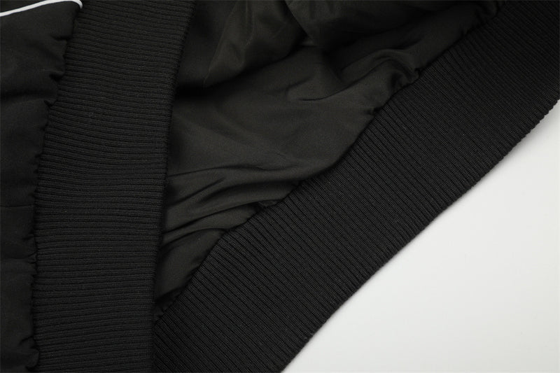 Veste de survêtement à col montant et trois bandes – Coupe décontractée homme zippée