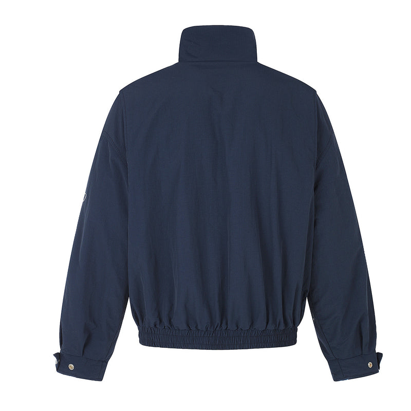 Reversible Dalmatian Faux Fur Bomber Jacket – Two-Way Wear Padded Coat