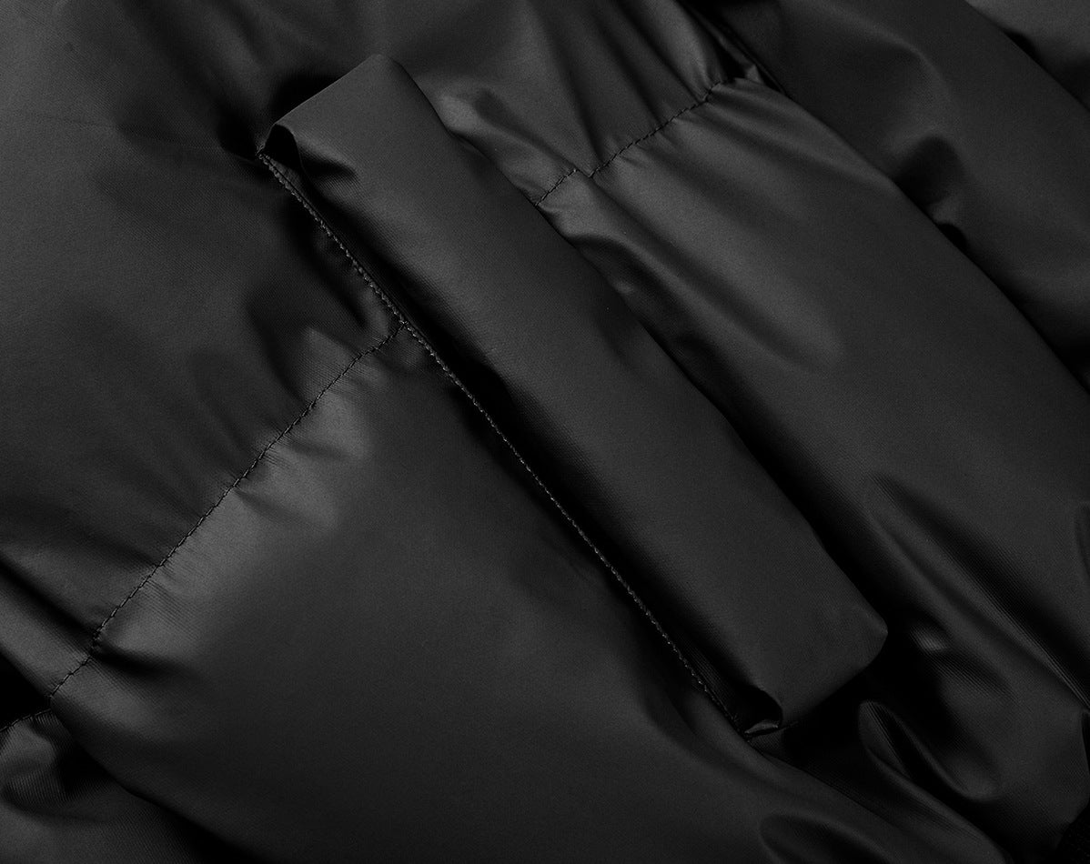 Veste matelassée courte à col montant, blouson bomber