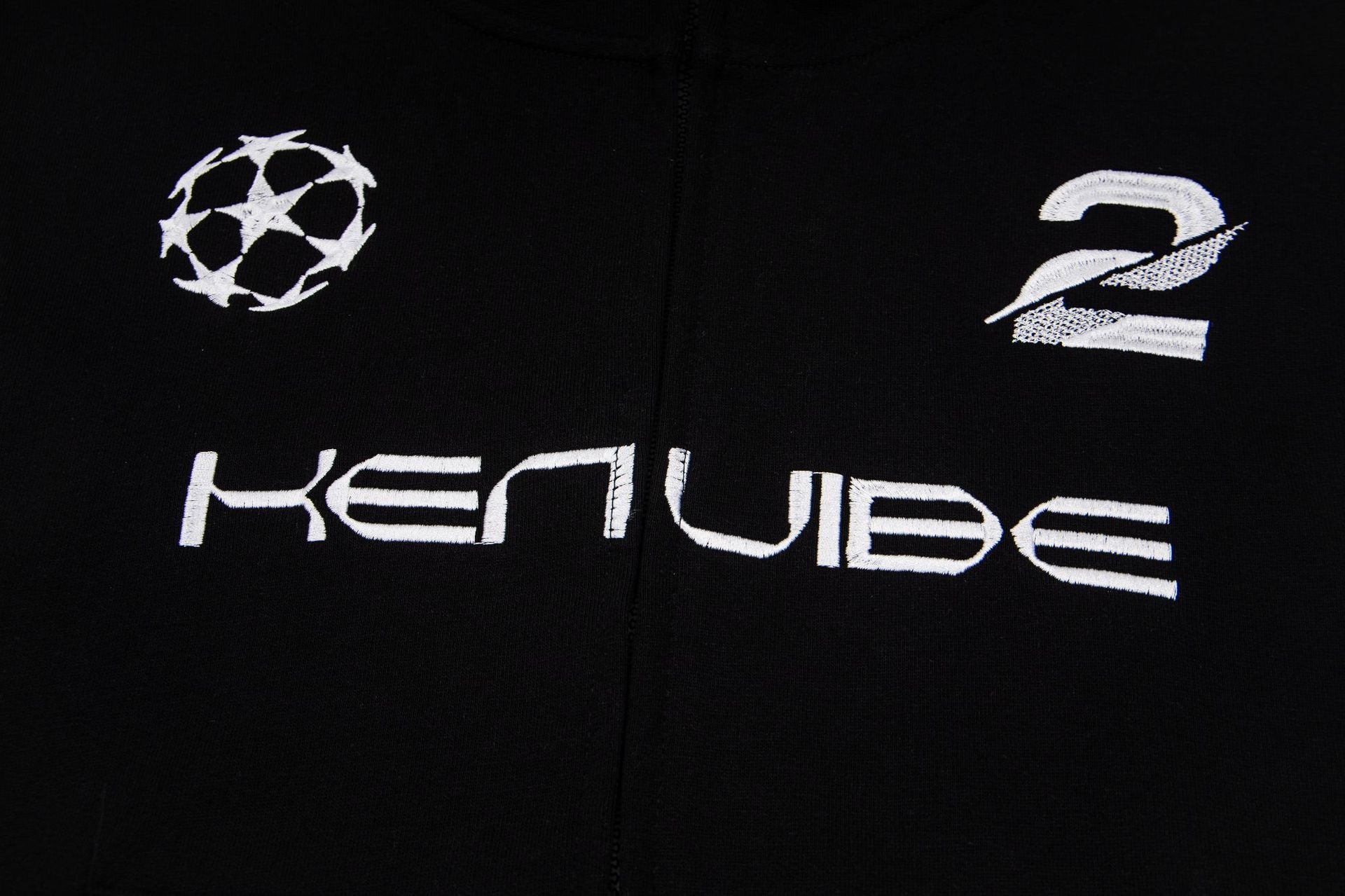 Chaleco sudadera sin mangas con cremallera – Gráfico de fútbol streetwear lavado