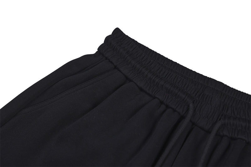 Grim Reaper Embroidered Baggy Sweatpants – Wide Leg Hip-Hop Street Pants