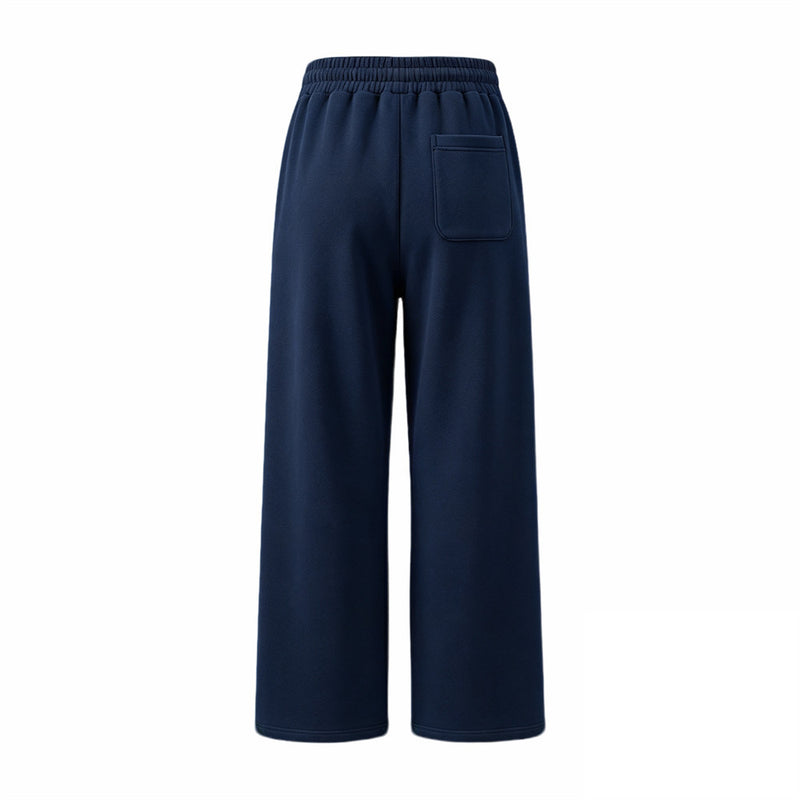 Men's Wide-Leg Sweatpants with Cross & Spider Graphic Print