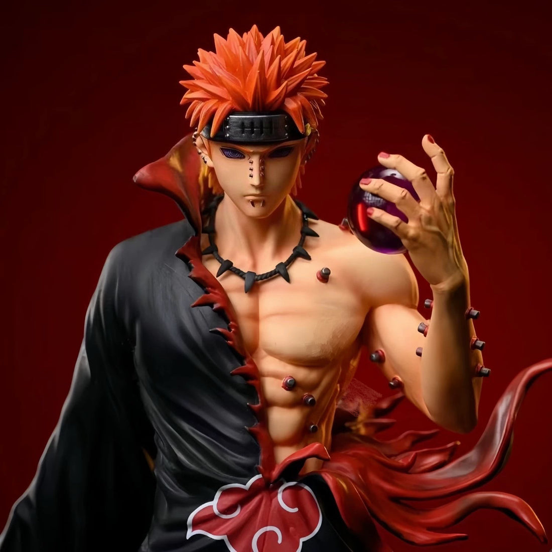 Pain Akatsuki Action Figure - 30 ซม. Collector Edition | รูปปั้นอนิเมะที่มีรายละเอียดสูงพร้อมฐานการต่อสู้