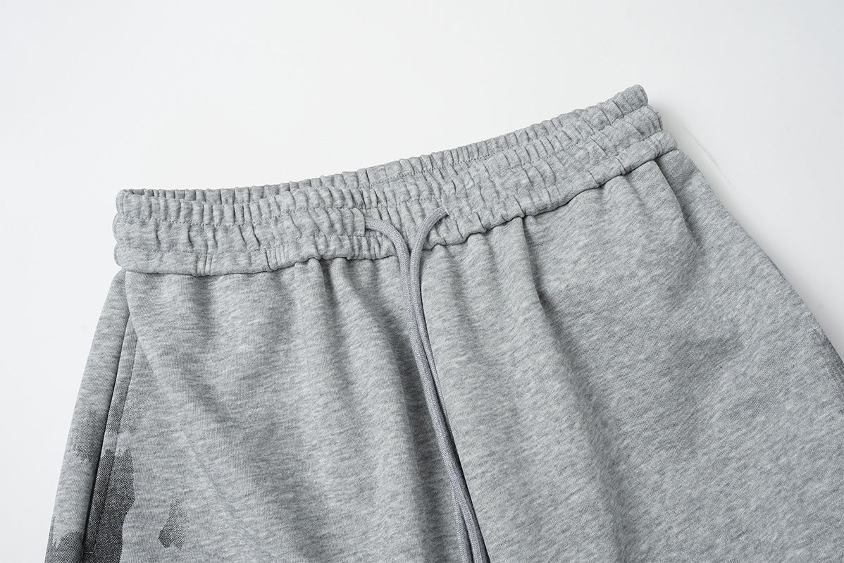 Pantalon de survêtement wide leg imprimé léopard – Jogger streetwear oversize