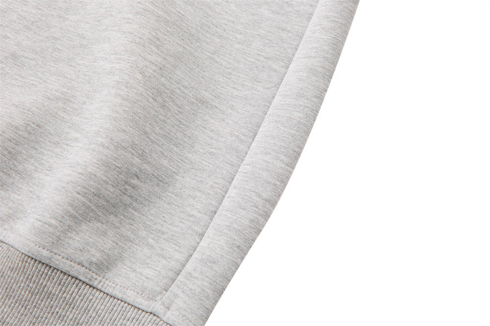 Mock Neck Full-Zip Sweatshirt Jacket – Relaxed Fit Fleece Zip-Up