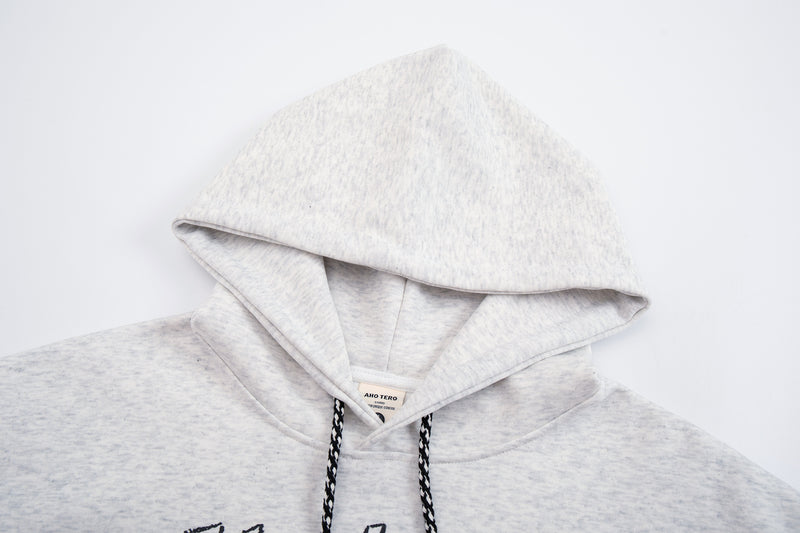 Grafik-Hoodie mit Kaffeetasse & Sternprint – Oversized Retro-Streetwear