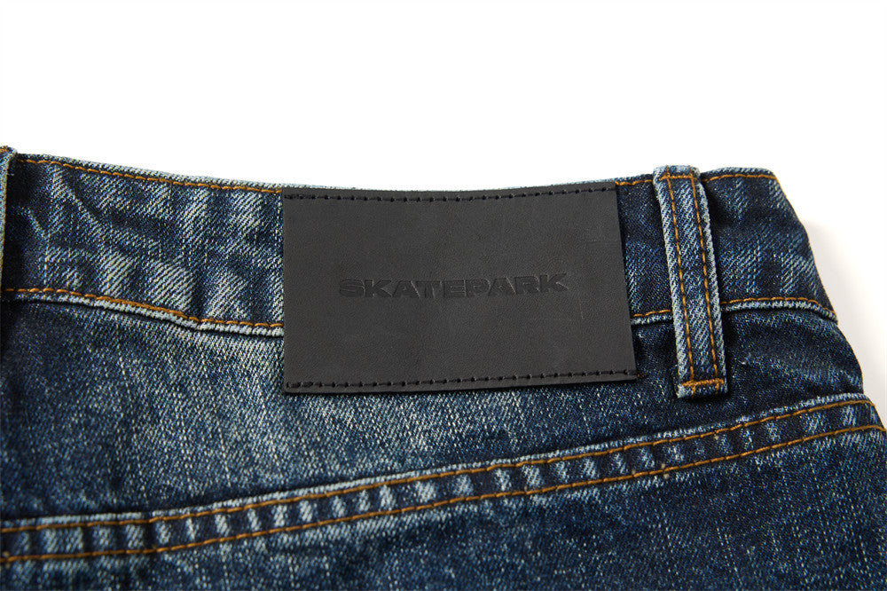 American Vintage Washed Wide-Leg Jeans – Men's Baggy Dad Pants