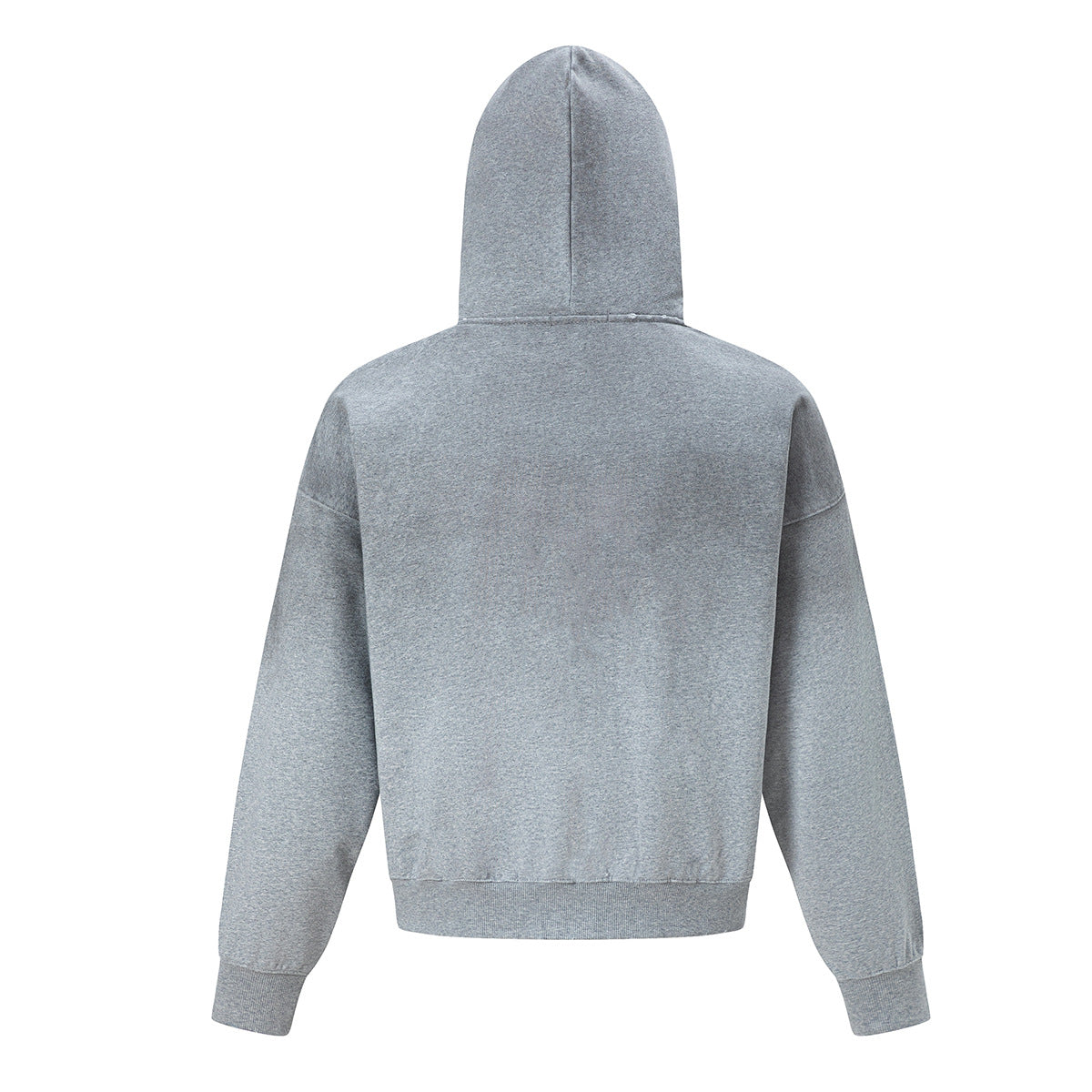 Sweat à capuche zippé drapeau américain usé – Streetwear vintage délavé