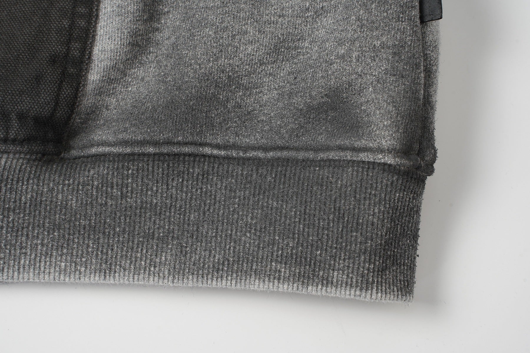 Deconstructed Raw-Edge Oversized Hoodie – Acid Wash Vintage Streetwear