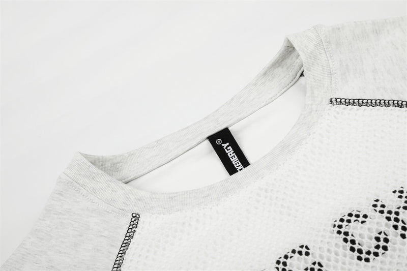 Men's Long Sleeve Tee Shirts – Number 23 Mesh Graphic Raglan Top