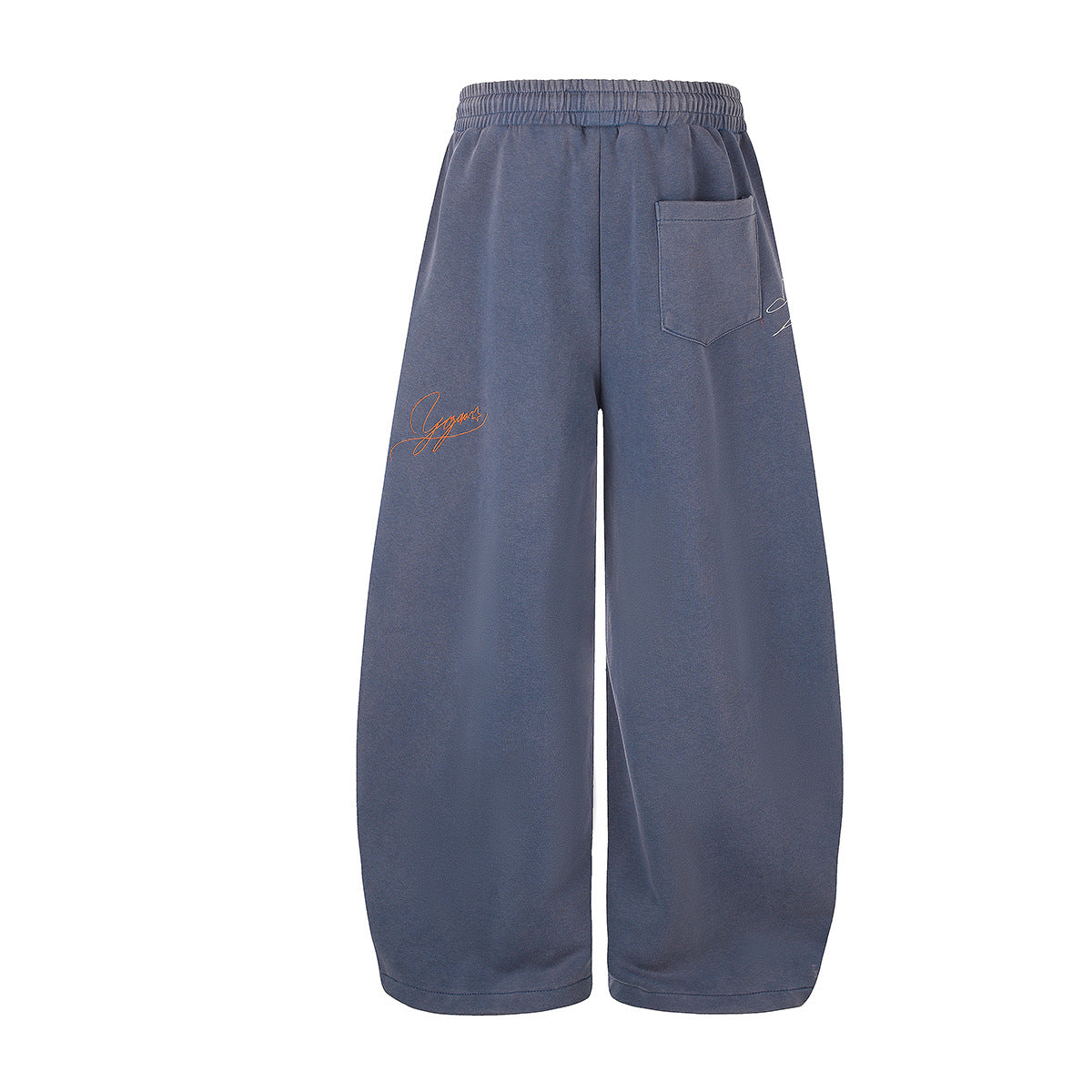 Pantalon de survêtement à jambes larges avec broderies graffiti signature et numéro 26