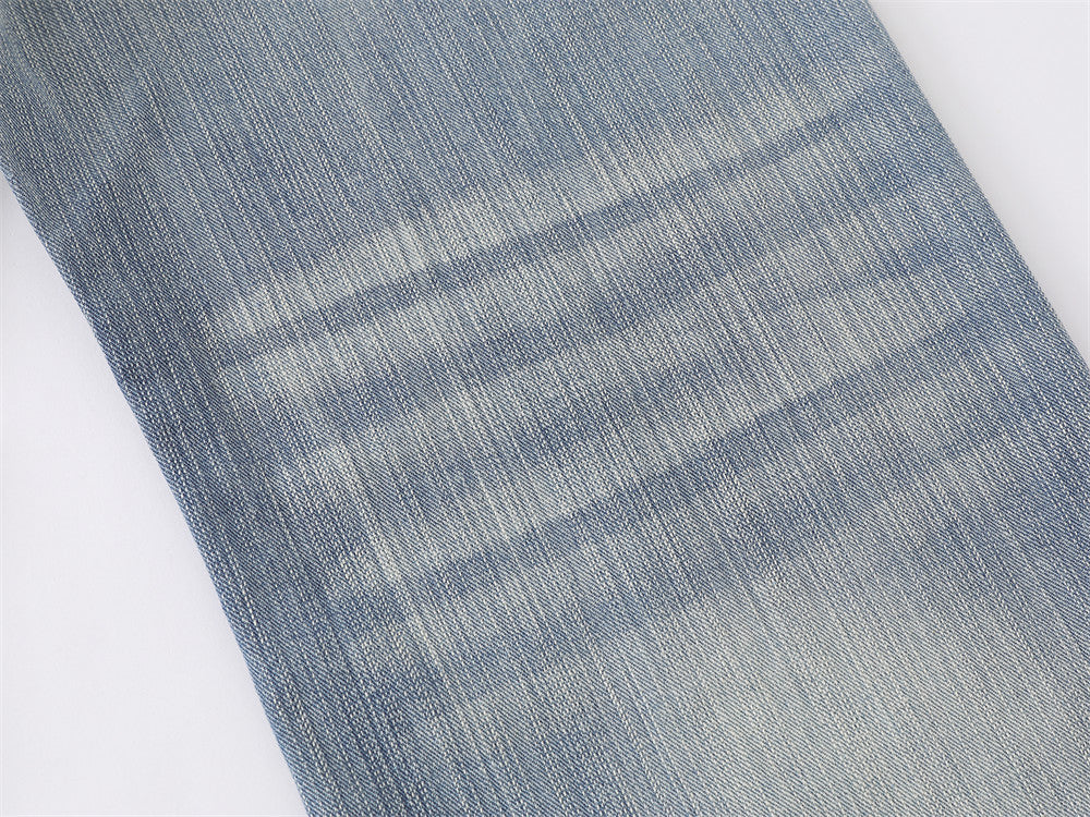Wide-Leg Baggy Jeans – Men's Light Blue Vintage Washed Straight Denim