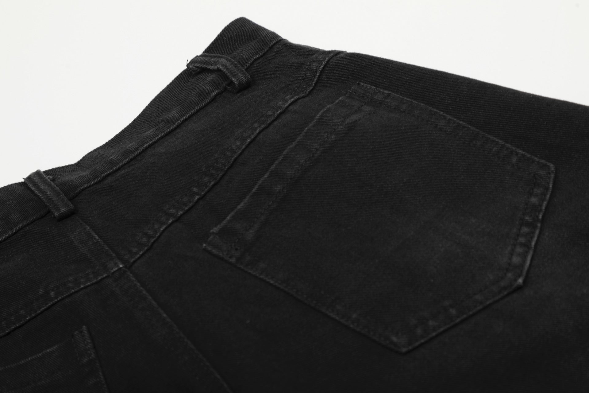 Wide-Leg Deconstructed Jeans with Triple Side Stripes – Loose Fit Baggy Denim
