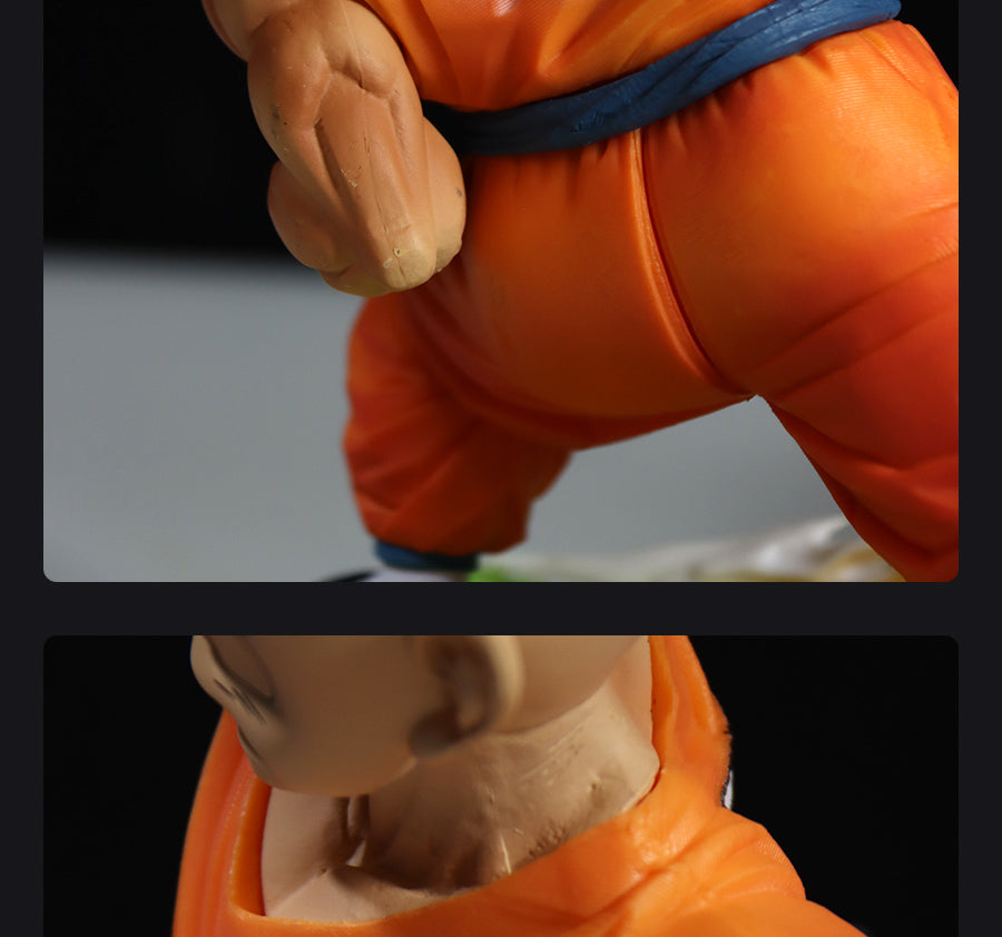 Dragon Ball Z Krillin Action Figure - Energy Attack Pose, 25cm Tall, 1kg, Collectible Figurine