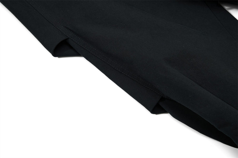 Oversize-Herrenhemdjacke mit plissierten Ärmeln und Druckknöpfen