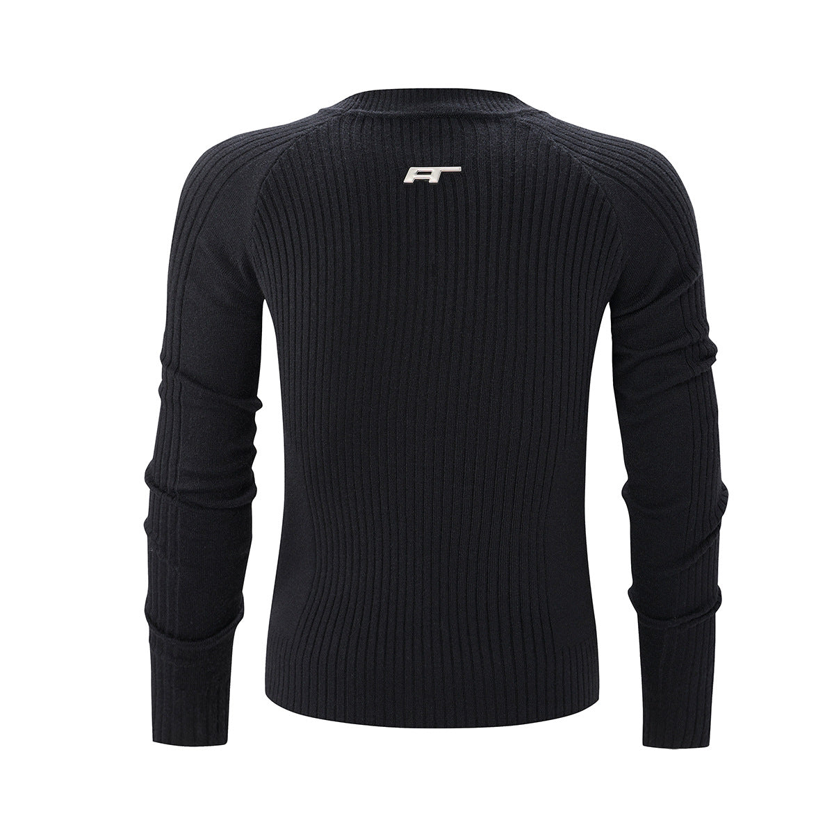 Men's Slim-Fit Ribbed Knit Crewneck Sweater
