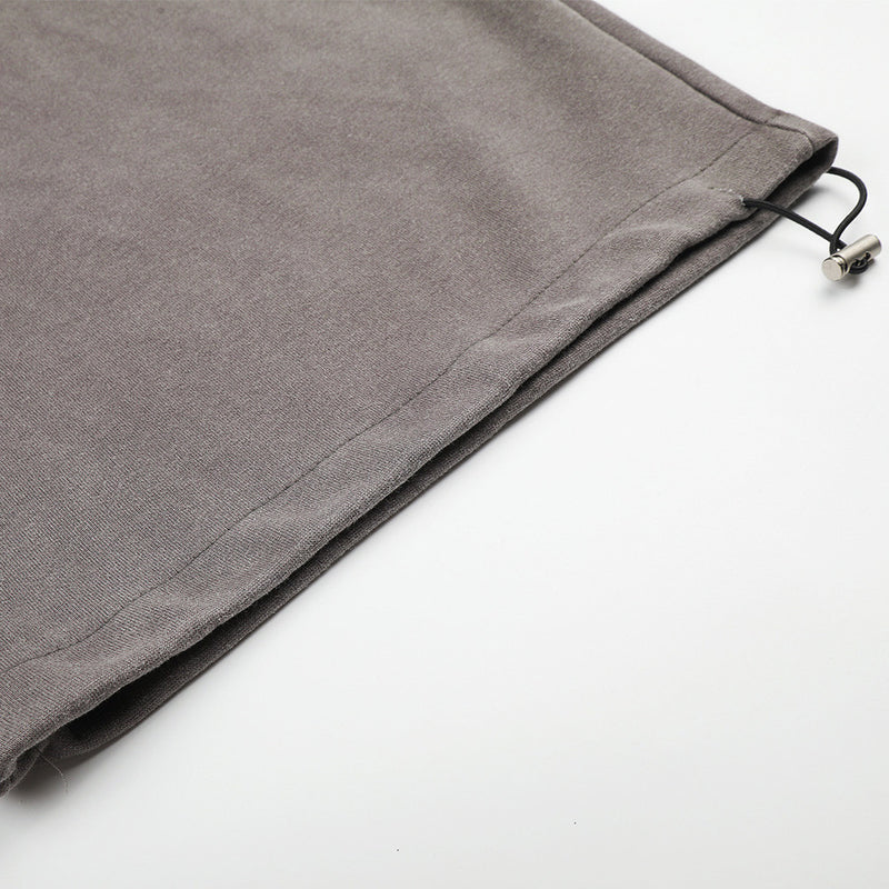 Wide-Leg Sweatpants with Vintage Cross Print & Acid Wash Finish