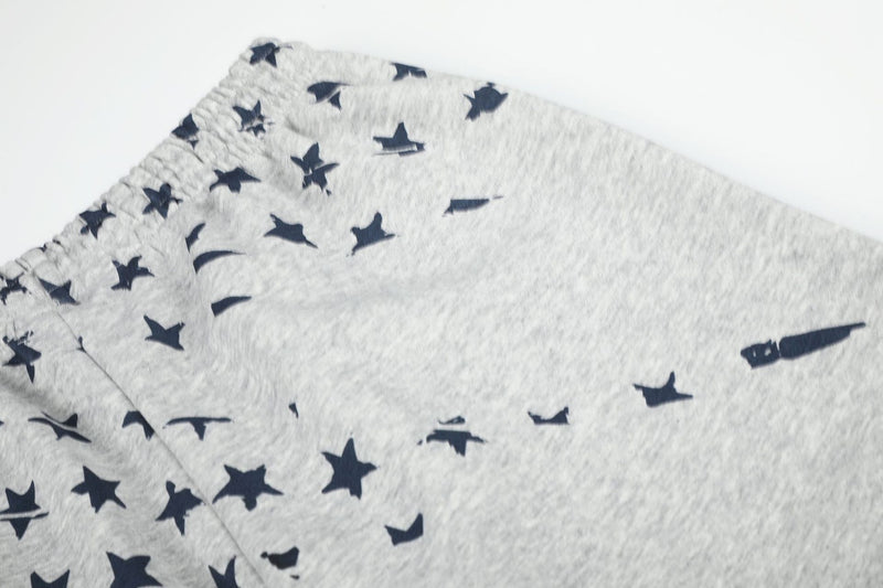 Wide Leg Flowy Pants – Stars & Stripes Print Oversized Sweatpants