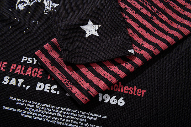 Bad Religion Longsleeve mit Grafik – Farbblock-Print mit Sternen und Streifen
