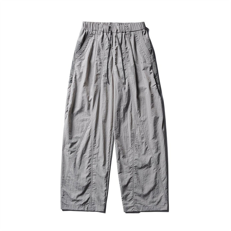 Baggy Wide-Leg Parachute Pants – Unisex Drawstring Jogger with Elastic Waist