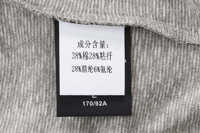 Polo manches longues avec écusson croix clouté – Haut streetwear vintage à ourlet brut