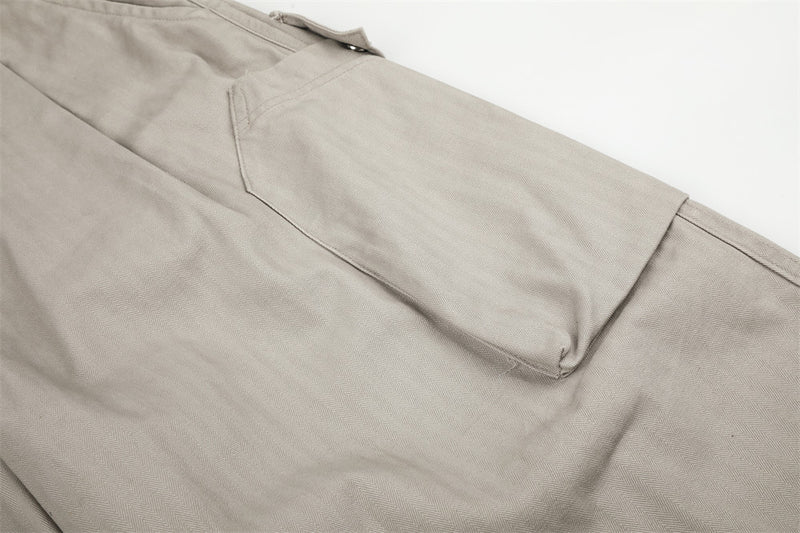 Wide-Leg Cargo Pants – Multi-Pocket Relaxed Fit Trousers