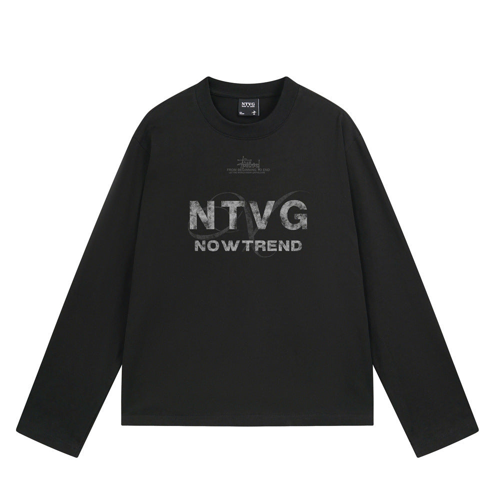 NTVG Nowtrend Graphic Long Sleeve T-Shirt – Relaxed Fit Crew Neck