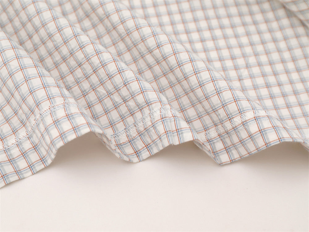 Plaid Long Sleeve Shirt – Graphic Print Oversized Fit