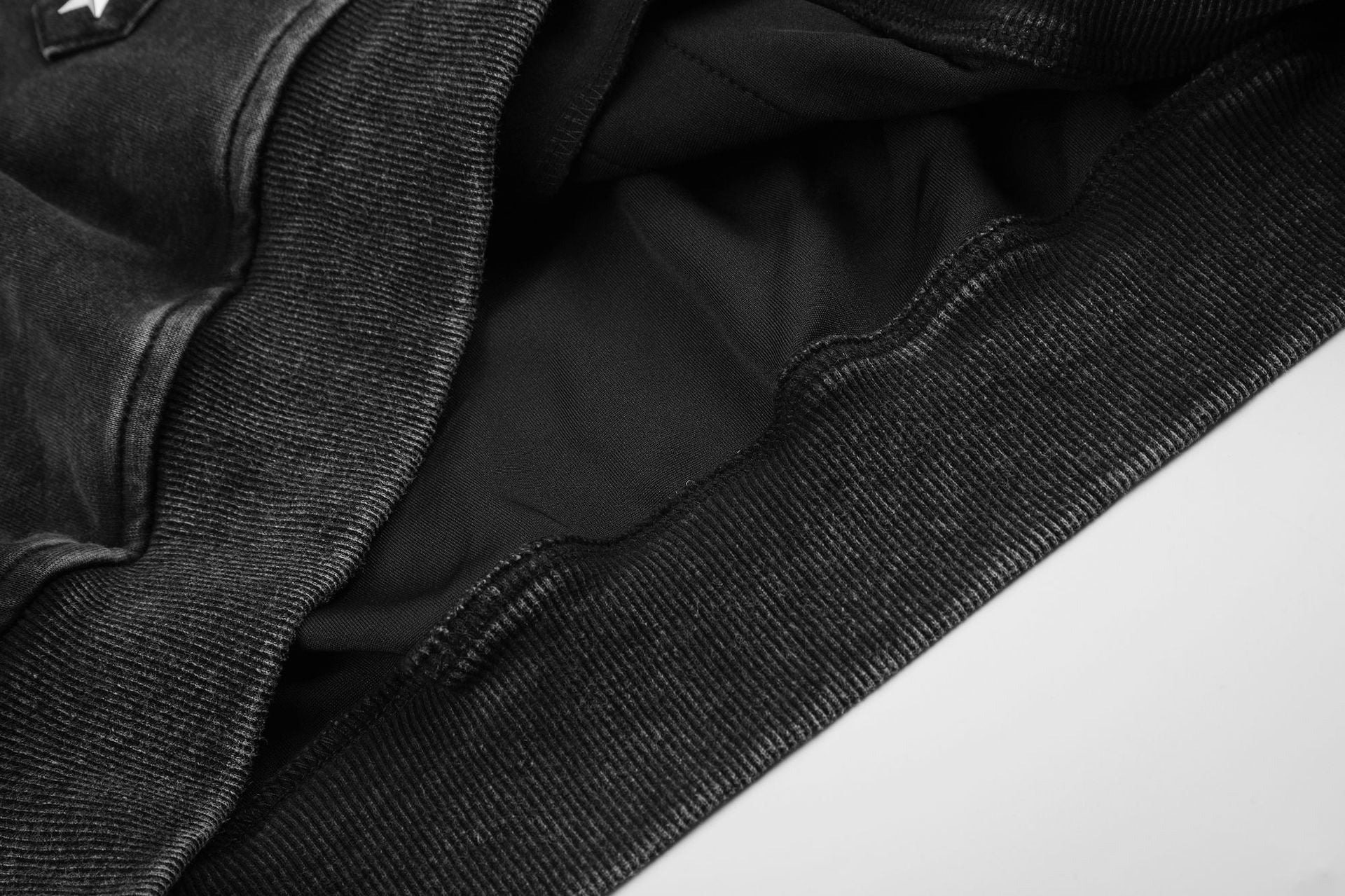 Leopard Print Zip-Up Hoodie with Military Star Band Detail