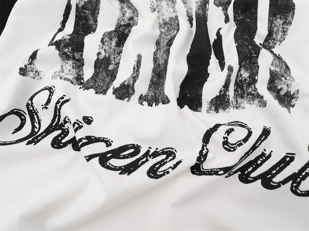 Men's Long Sleeve Colorblock Graphic Tee – Will Not Alter Skicen Club Print with