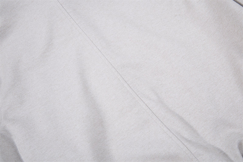 Blouson bomber homme court à col montant – Coupe décontractée, gris clair